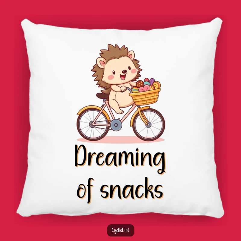 Funny Hedgehog Treat Pillow - Cute and Comforting Cartoon Cushion