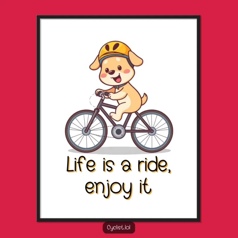 Free Printable Dog Wall Art: Helmeted Speedster Fun, Downloadable Decor!