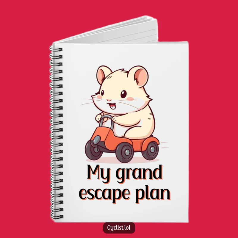 Funny Hamster Speedster Notebook: Jot Down Ideas at Hilarious Speed!