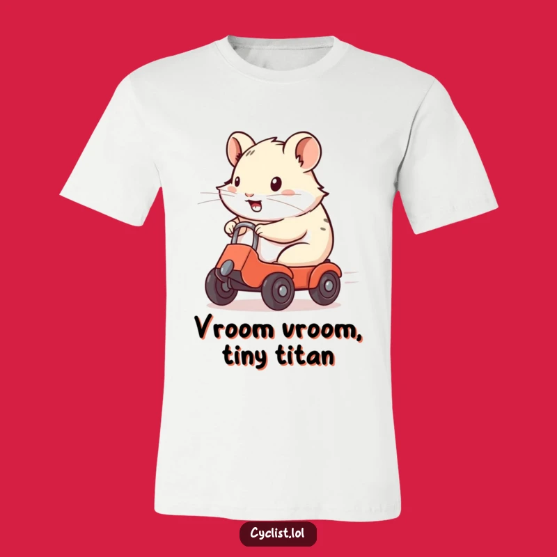 Funny Hamster Speedster T-Shirt: Hilarious Gift for the Fast & Furry!
